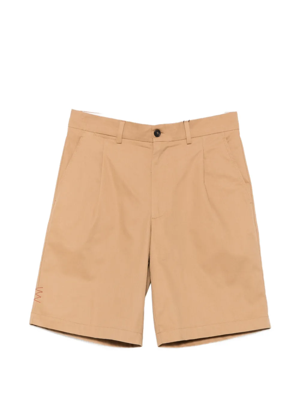 Amaranto Belt-loops Shorts In Neutral