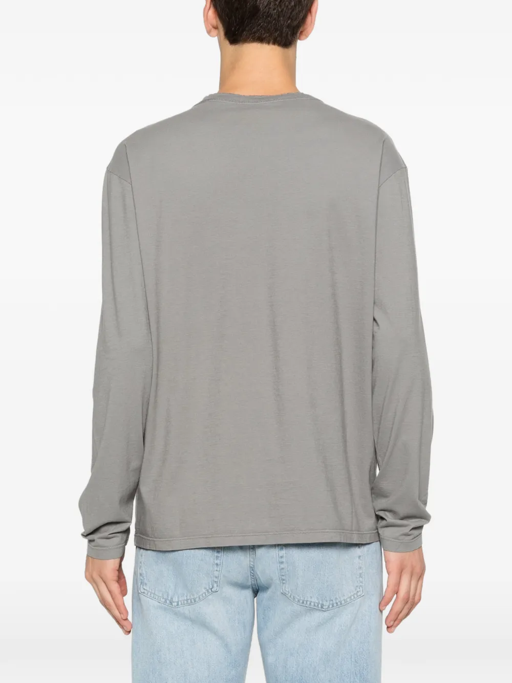 DONDUP T-shirt met geborduurd logo Grijs
