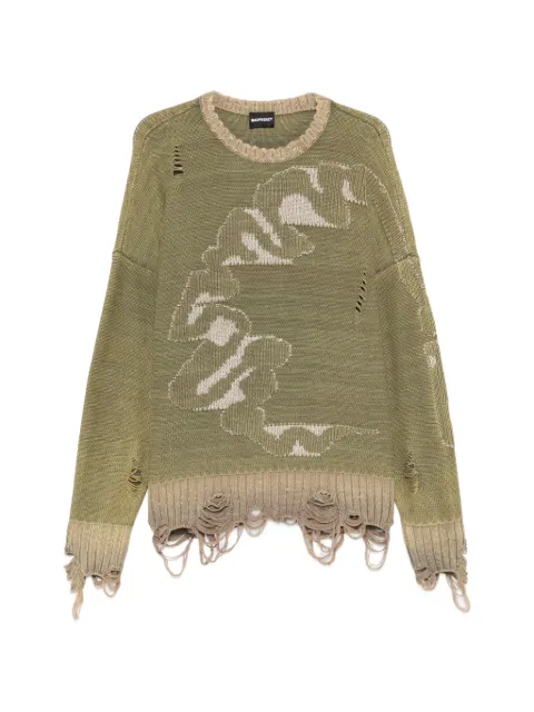 MADFRENZY Cortex Grunge distressed sweater