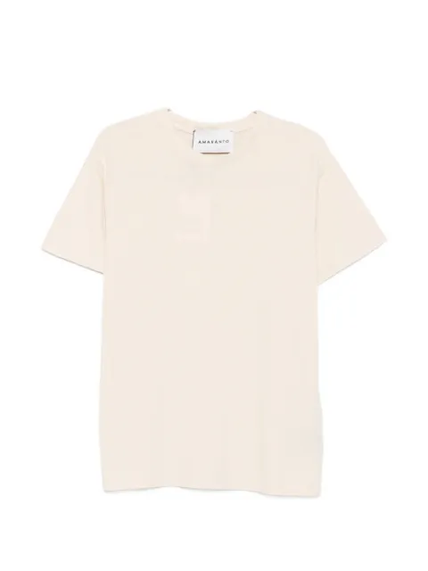 AMARANTO  crew-neck short-sleeves T-shirt