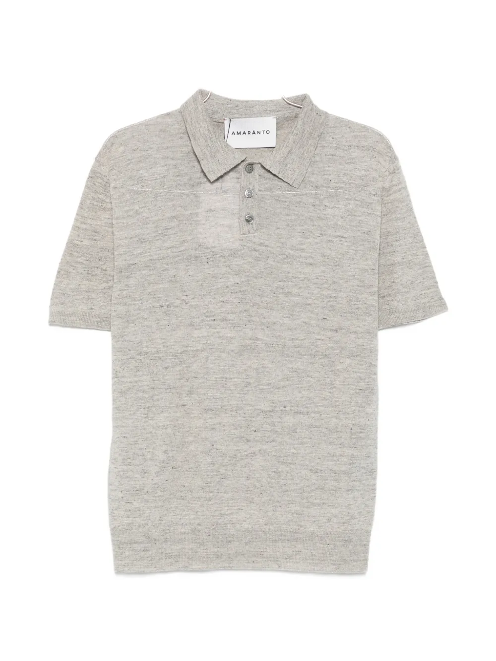AMARANTO short-sleeves polo shirt - Grigio