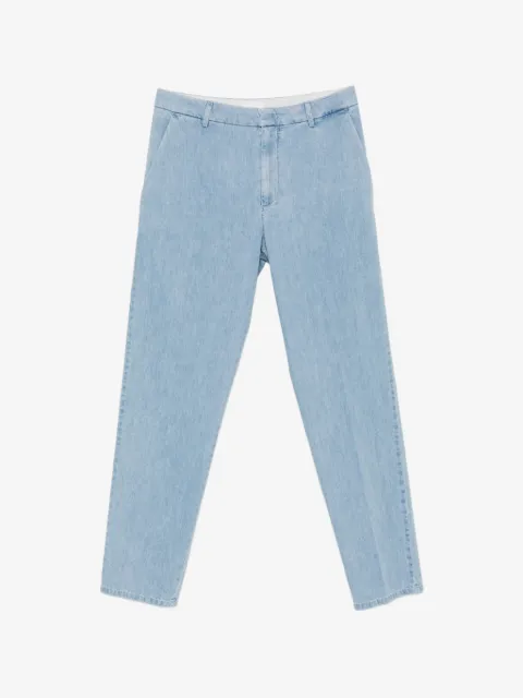 DONDUP faded-effect straight-leg jeans