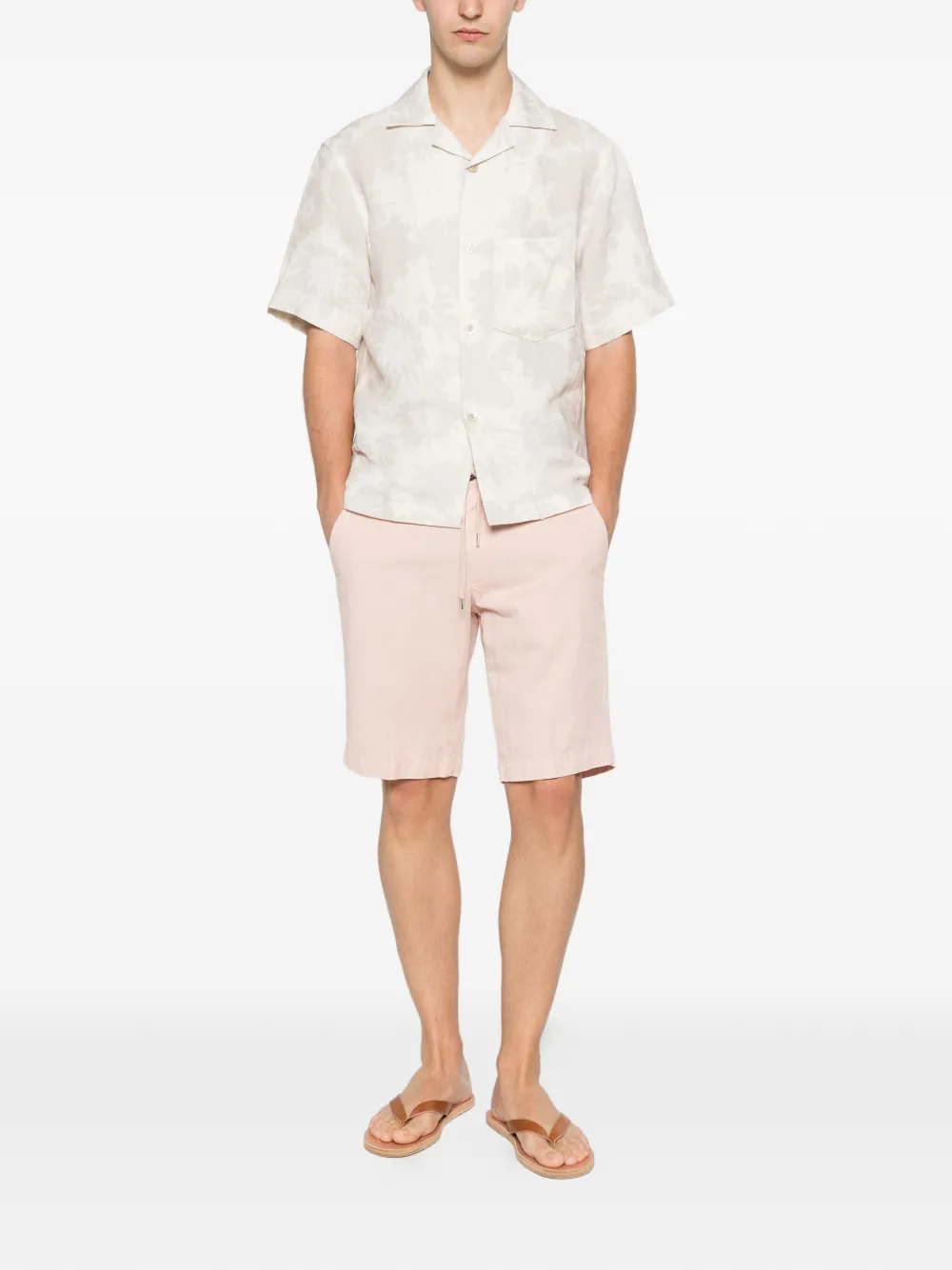 Briglia 1949 Malibu shorts met trekkoord Roze
