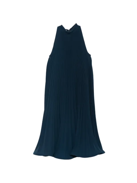 Akris Punto pleated halterneck mini dress