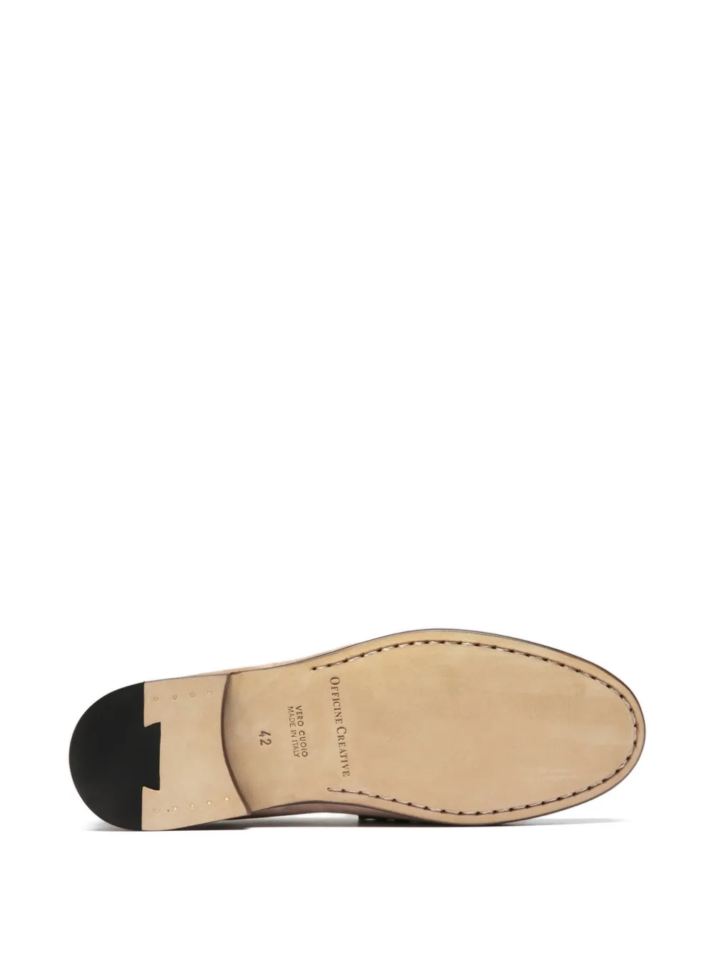 Officine Creative Balfron suède loafers met Horsebit-detail Beige