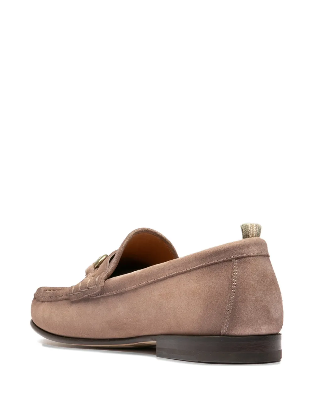 Officine Creative Balfron suède loafers met Horsebit-detail Beige