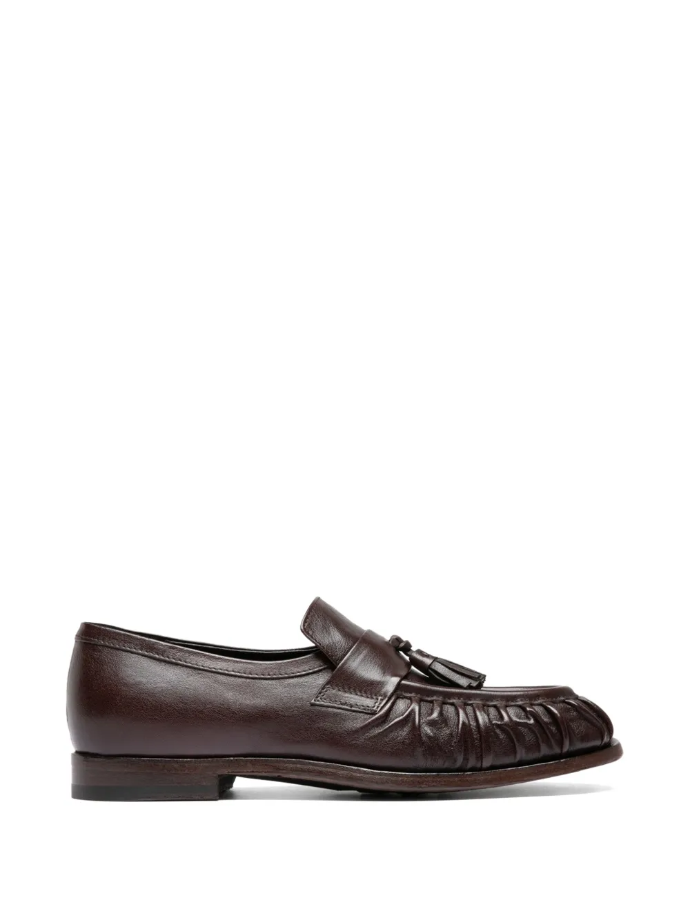 Officine Creative Solitude tassel leather loafers - Brown
