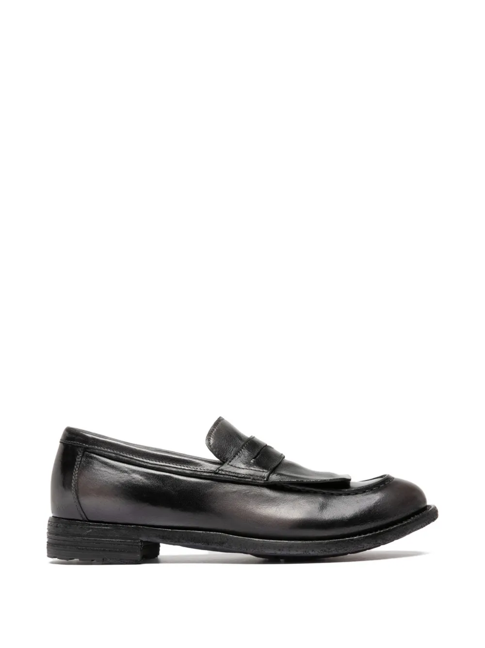Officine Creative ruboff leather loafers - Schwarz