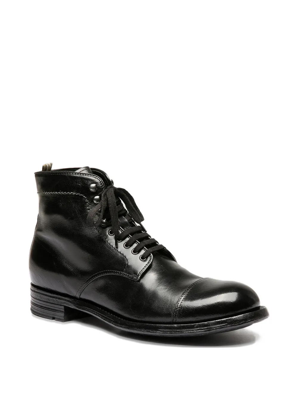 Officine Creative Admiral lace-up leather shoes Zwart