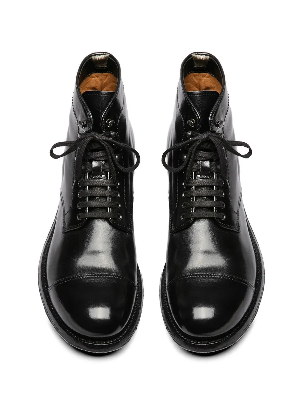 Officine Creative Admiral lace-up leather shoes Zwart