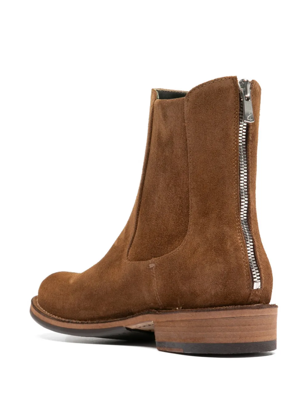 Officine Creative Legrand suède laarzen met rits Bruin