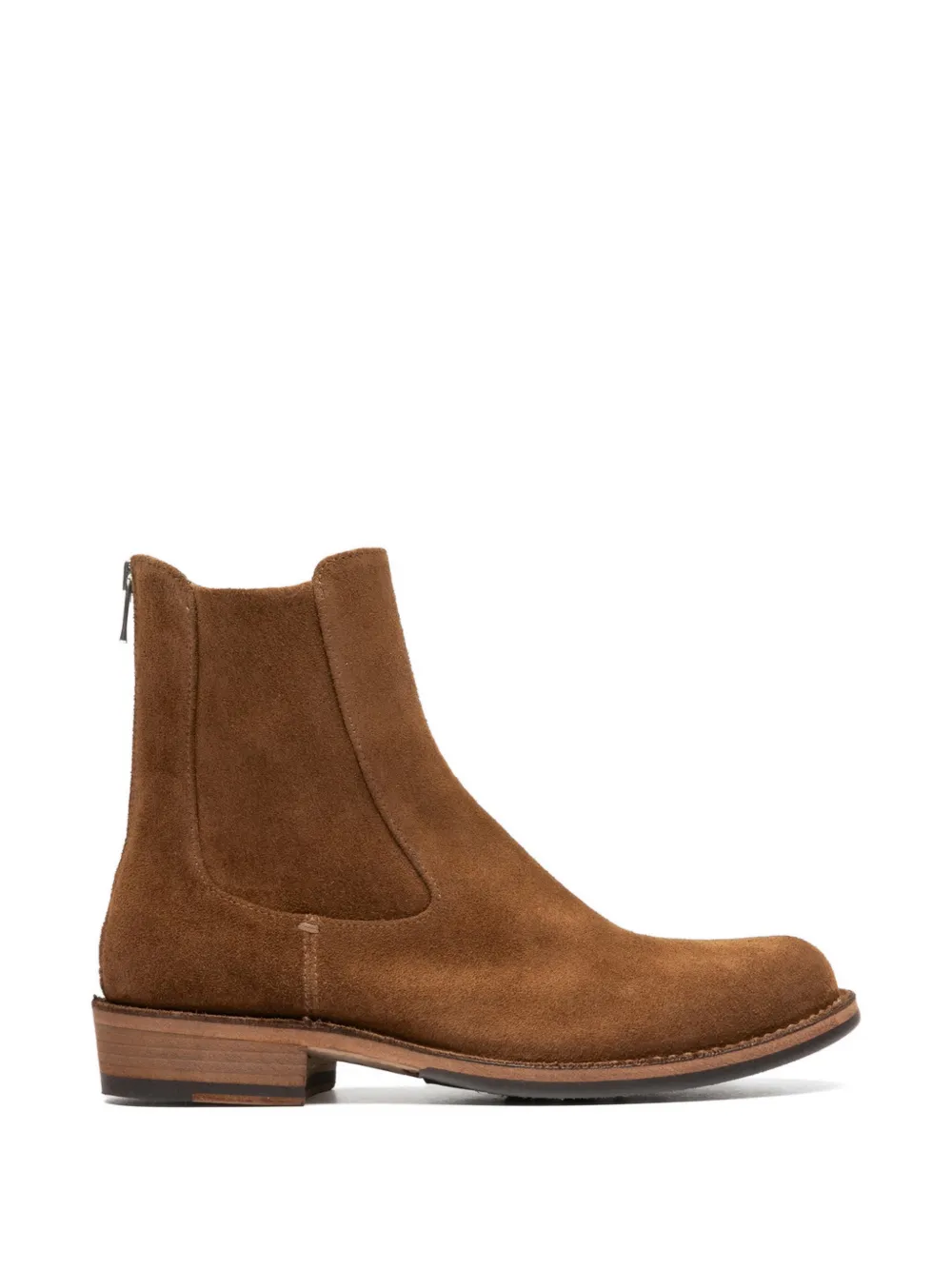 Officine Creative Legrand zip suede boots - Marrone