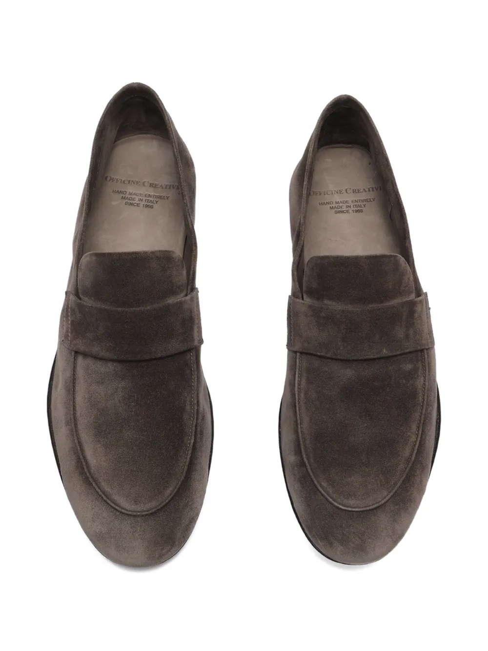 Officine Creative Airto 001 suède loafers Grijs