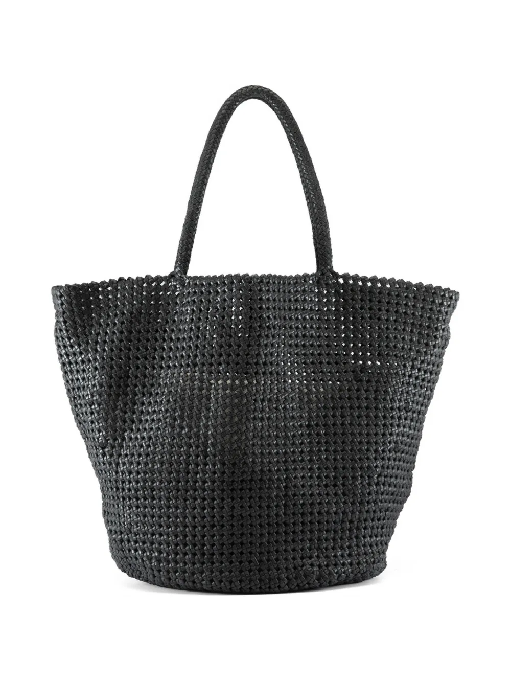 Officine Creative Susan 012 woven leather tote bag - Nero