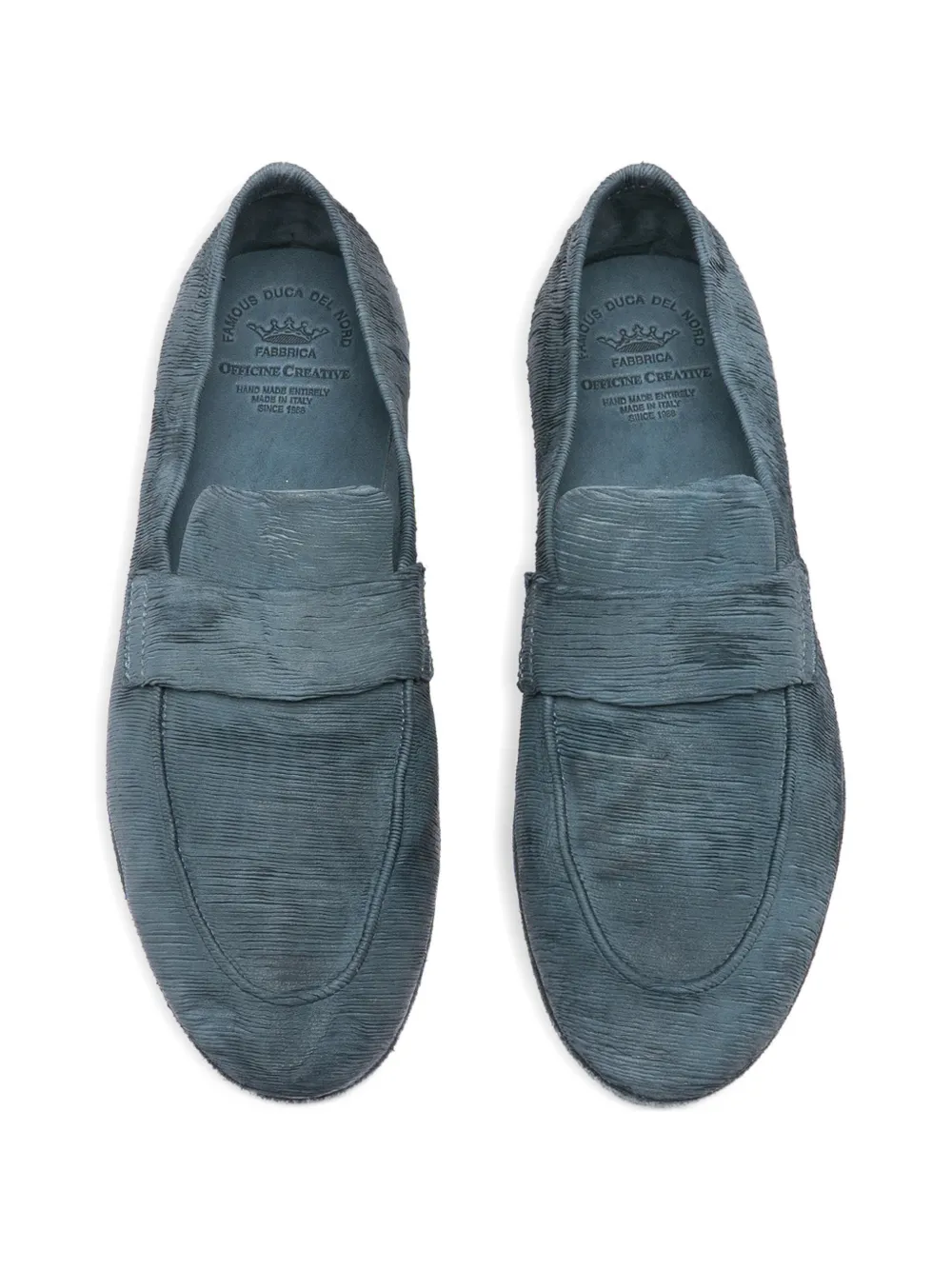 Officine Creative Blair DD leren loafers Blauw
