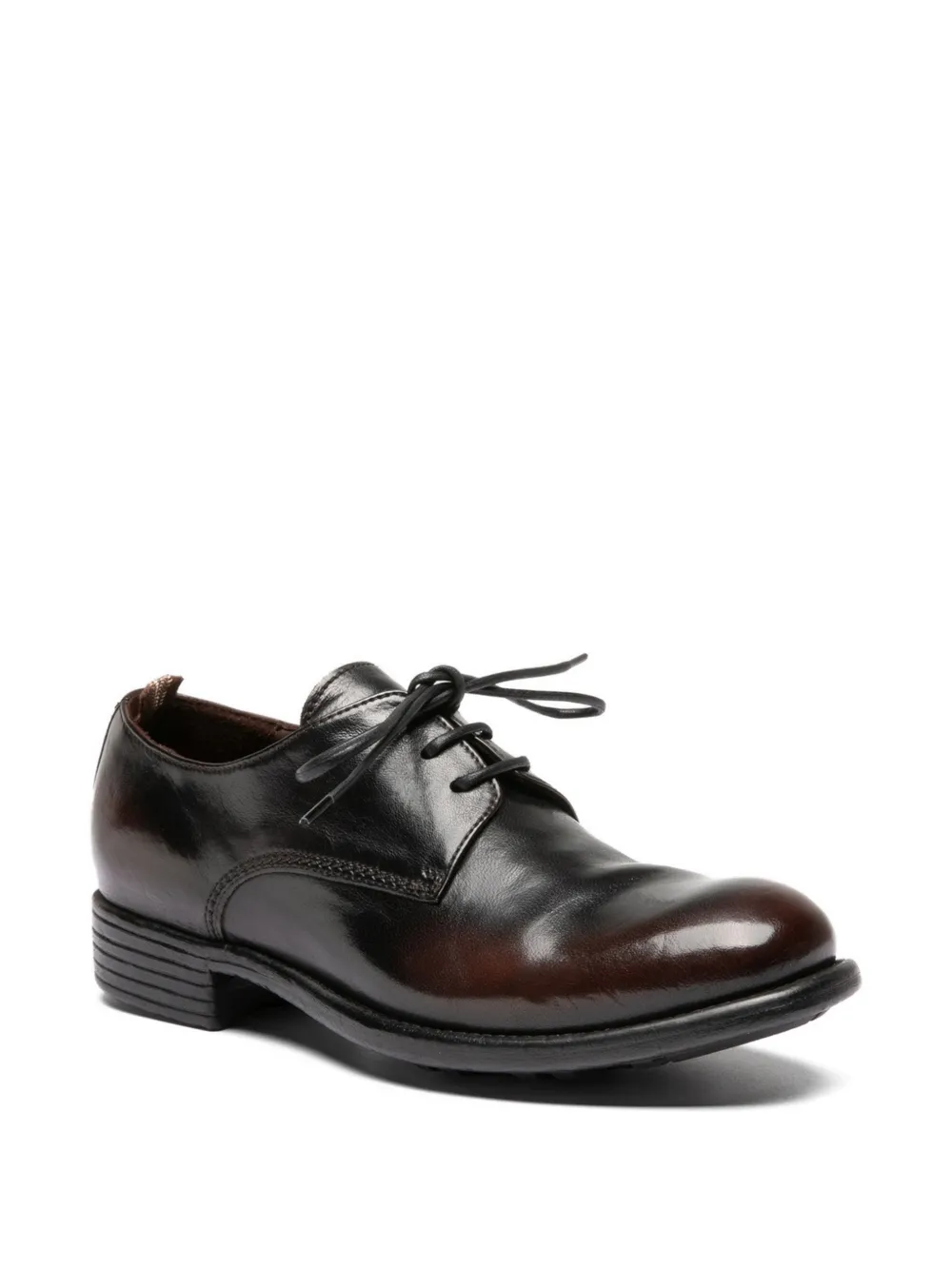 Officine Creative Calixte 068 patina derby shoes Zwart