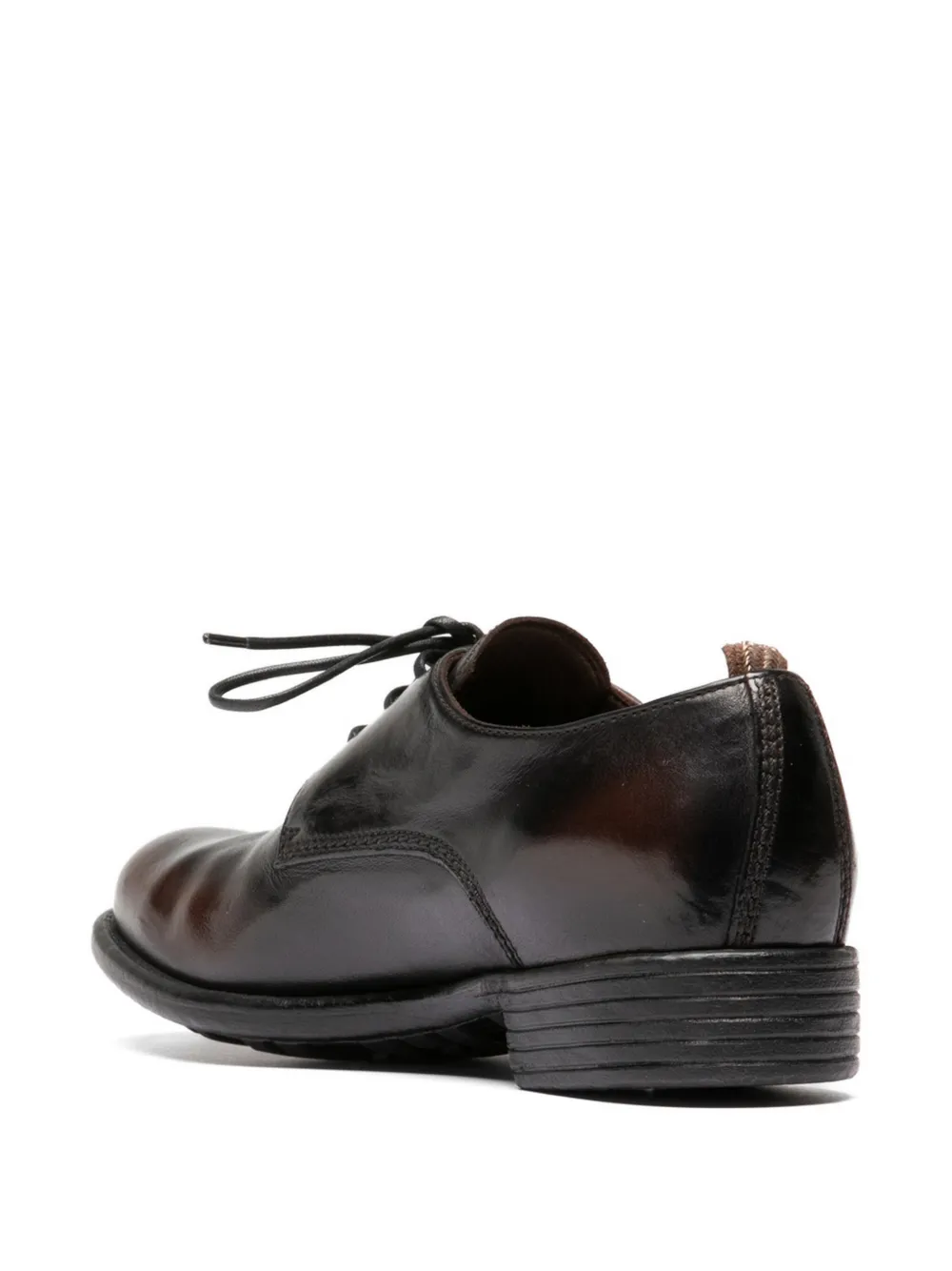 Officine Creative Calixte 068 patina derby shoes Zwart
