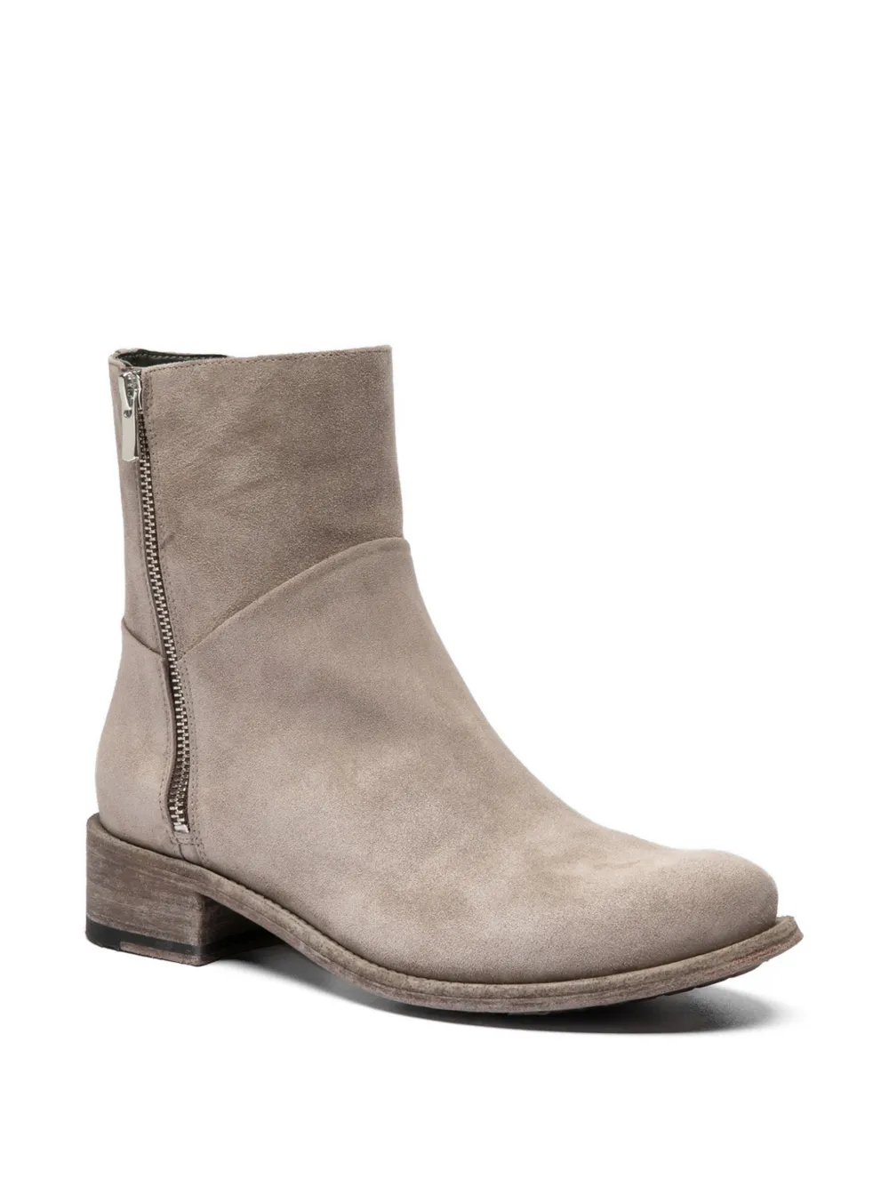 Officine Creative Lison suède laarzen met rits Beige