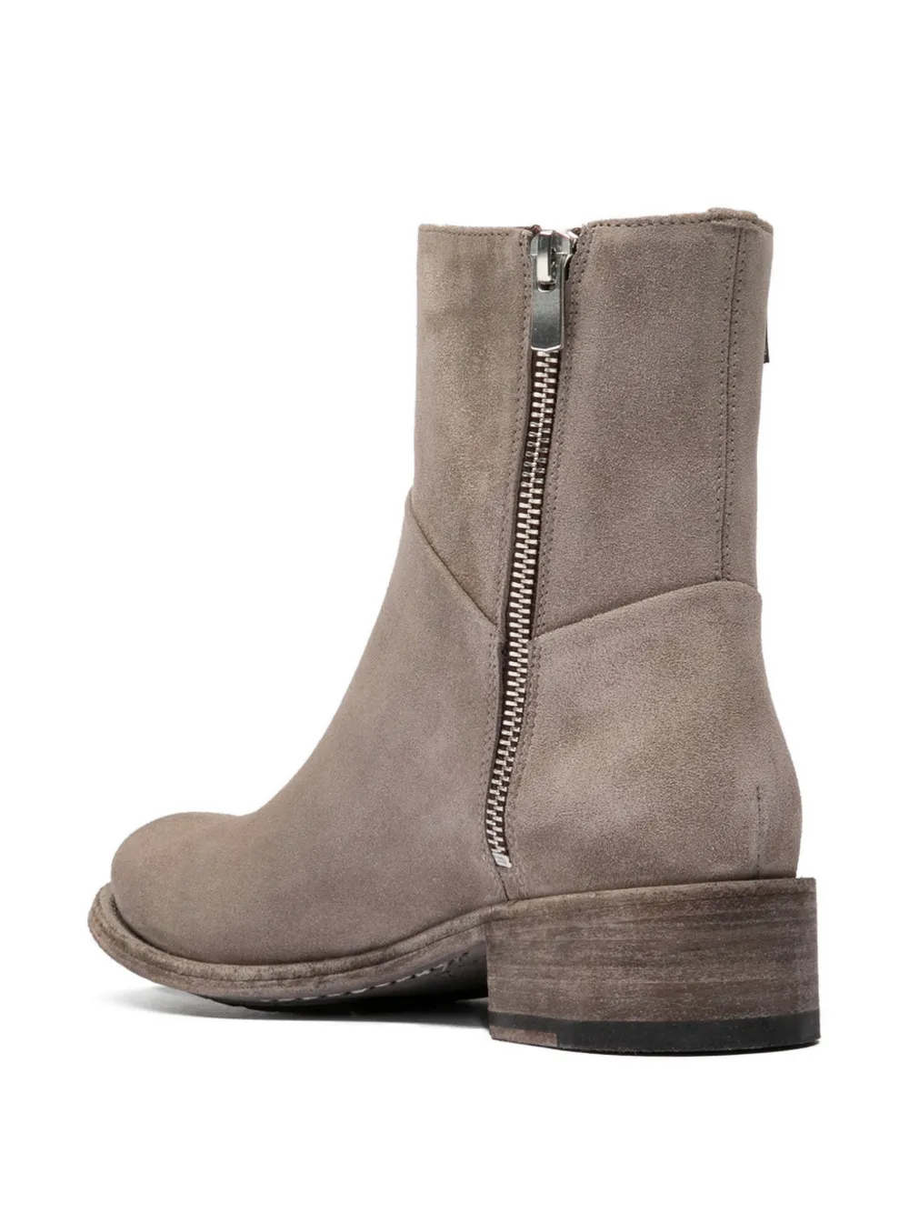 Officine Creative Lison suède laarzen met rits Beige