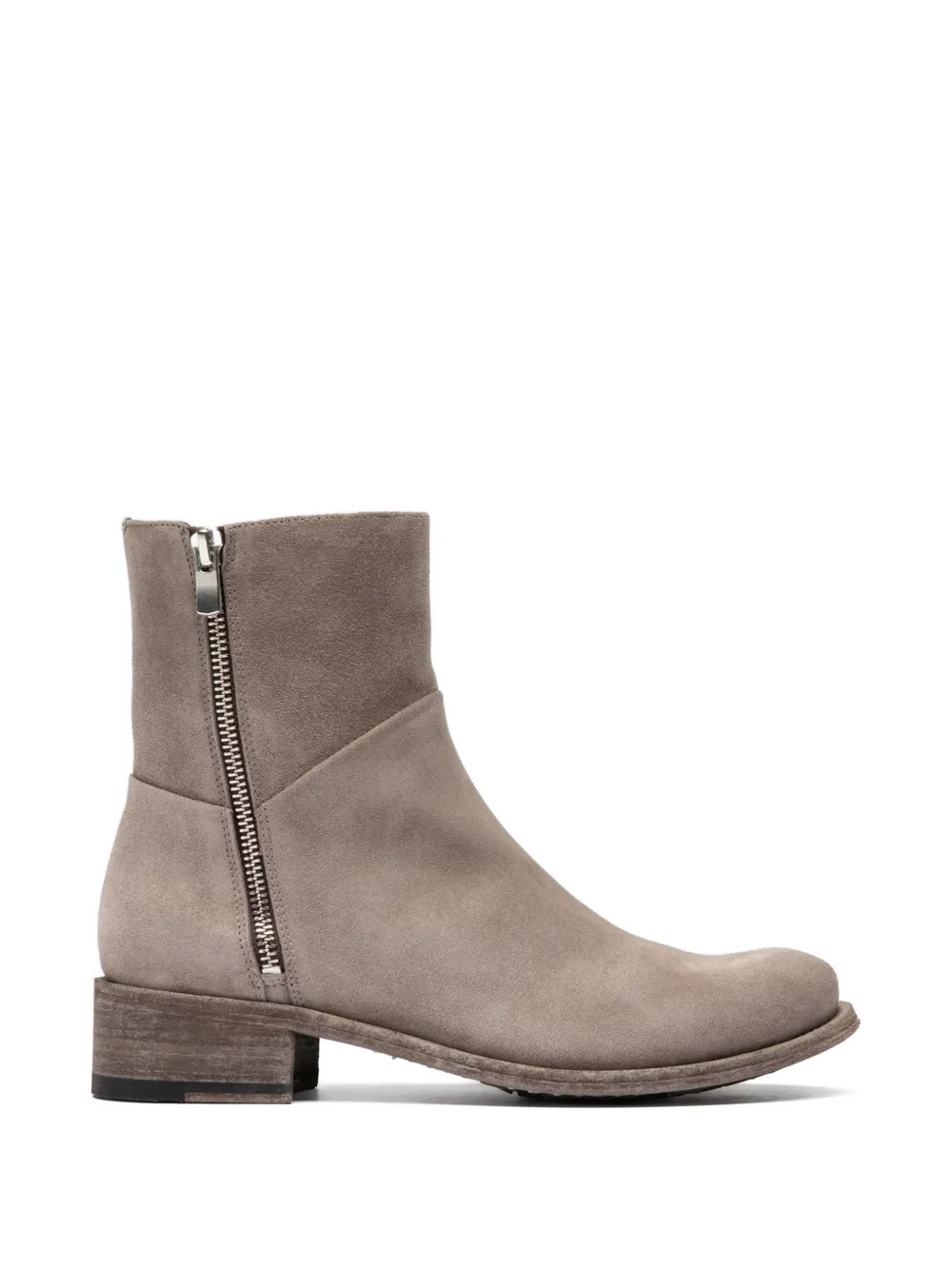 Officine Creative Lison suède laarzen met rits Beige