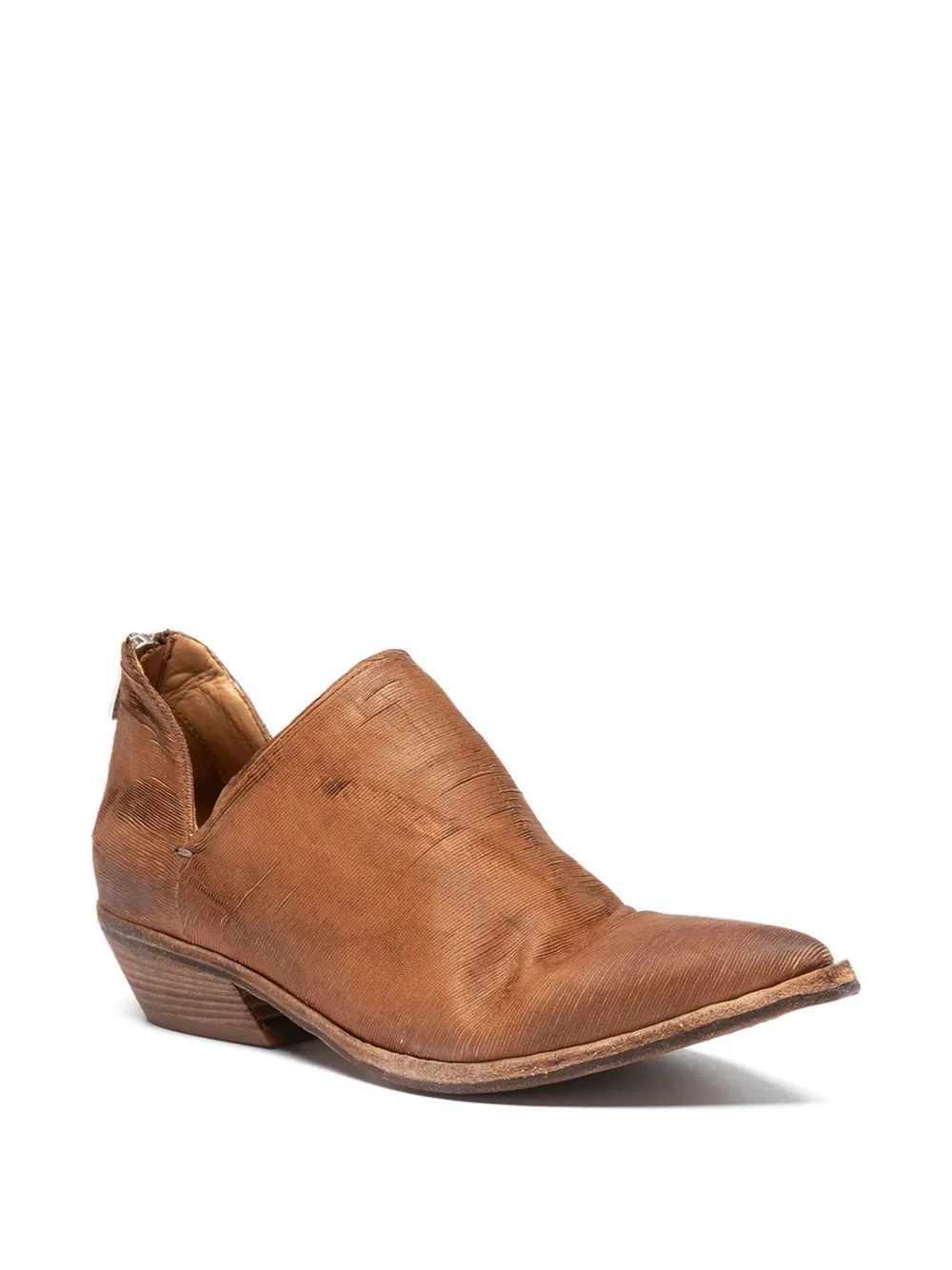 Officine Creative Noelie DD laarzen met puntige neus en rits Bruin