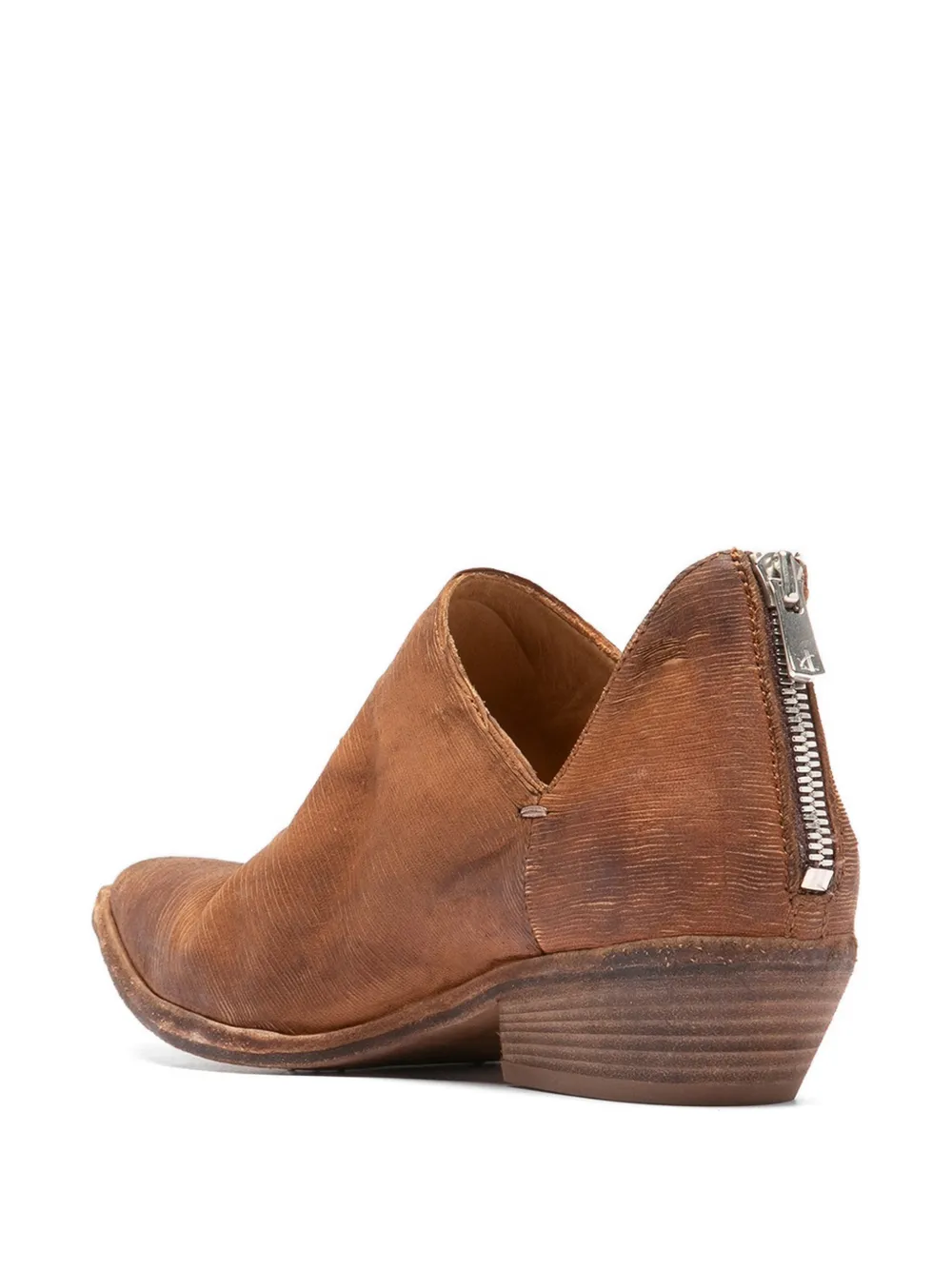 Officine Creative Noelie DD laarzen met puntige neus en rits Bruin