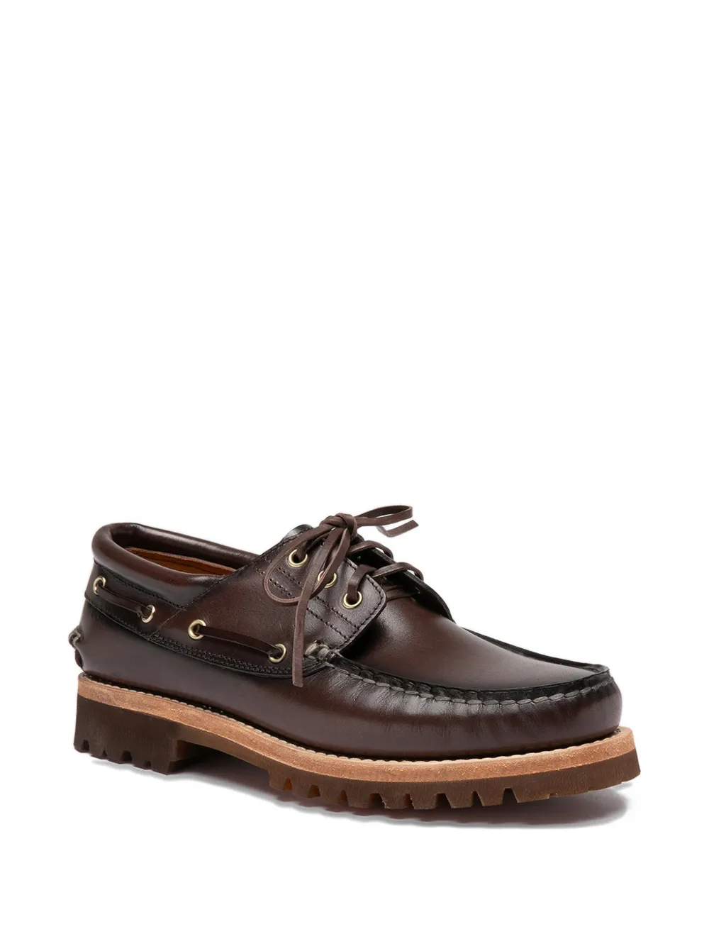 Officine Creative HERITAGE FLEXI 001 leren bootschoenen Bruin