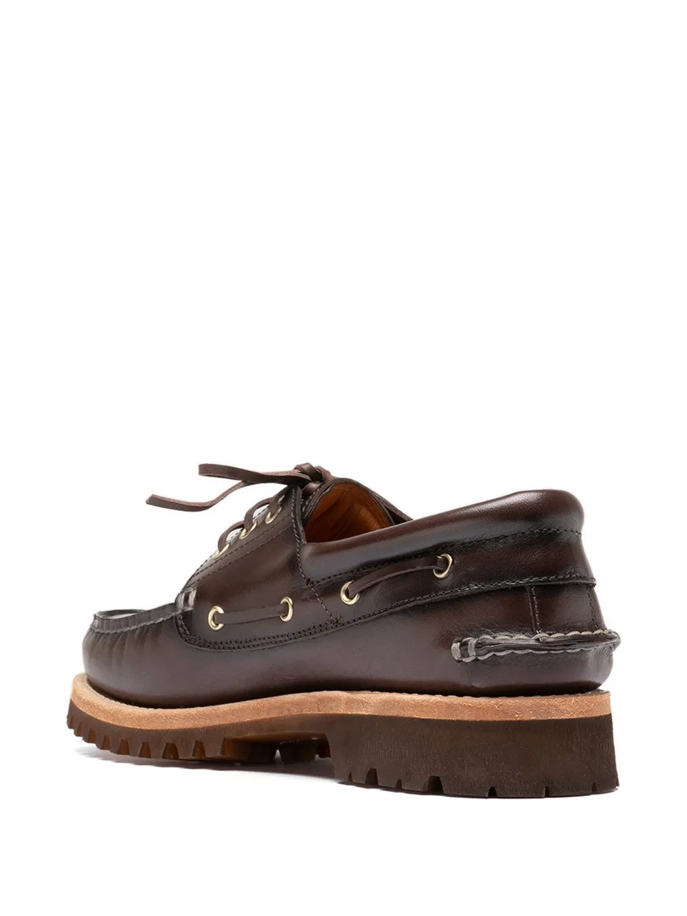 Officine Creative HERITAGE FLEXI 001 leren bootschoenen Bruin