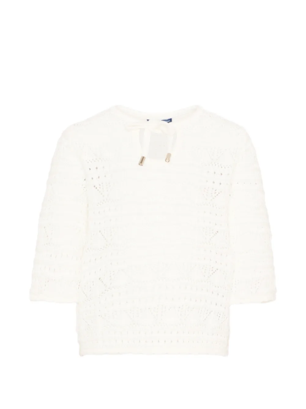 Ermanno Scervino Junior tie neck knitwear - Toni neutri