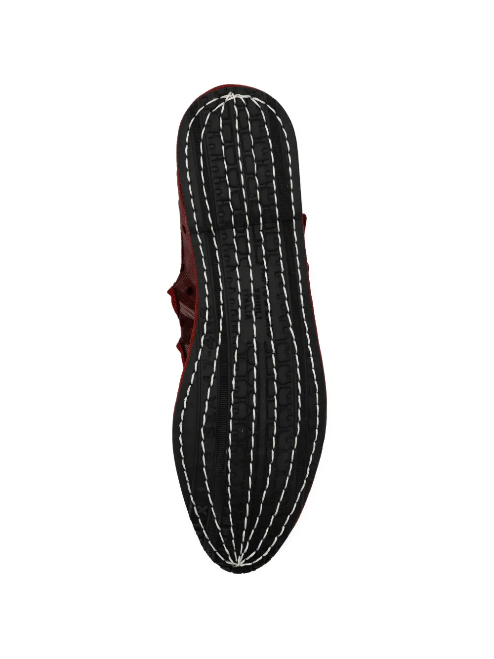 Gondolina Mary Jane ballerina's met stippen Wit