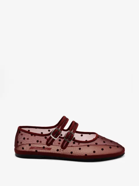 Gondolina ballerines Mary Jane à pois