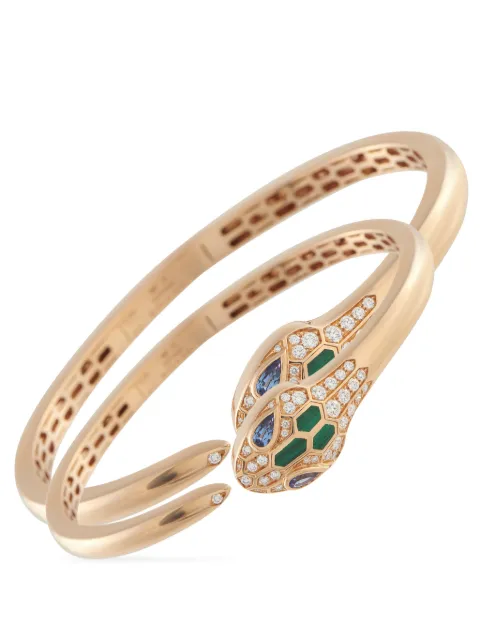 Bvlgari Pre-Owned medium Serpenti Seduttori diamond bracelet