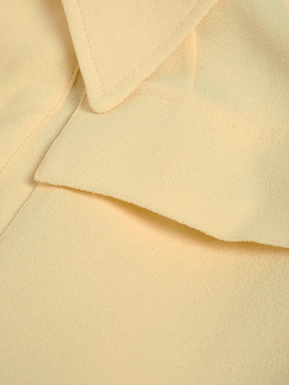 WARDROBE.NYC Safari Belted Jacket in Yellow, view 2