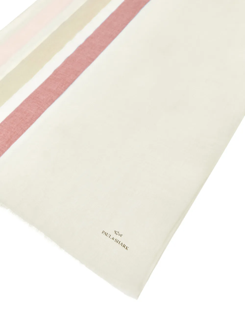 Paul & Shark Gestreepte sjaal Beige