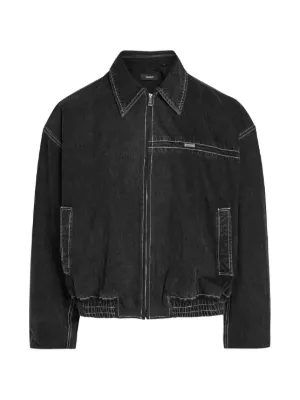 Willy Chavarria デニムジャケット | ブラック | FARFETCH JP