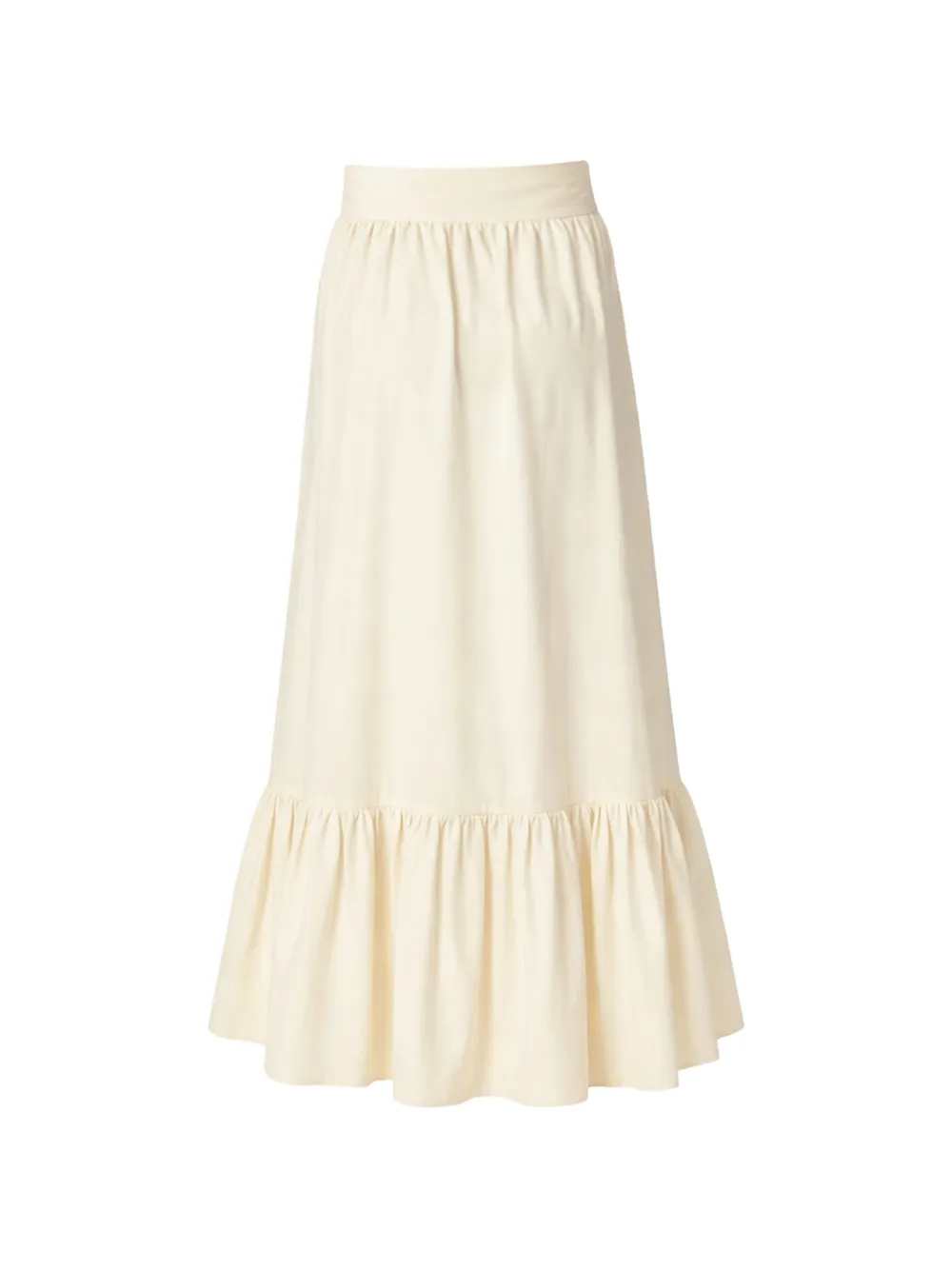  Lisa Marie Fernandez Nicole Ruffled Skirt - Neutrals 