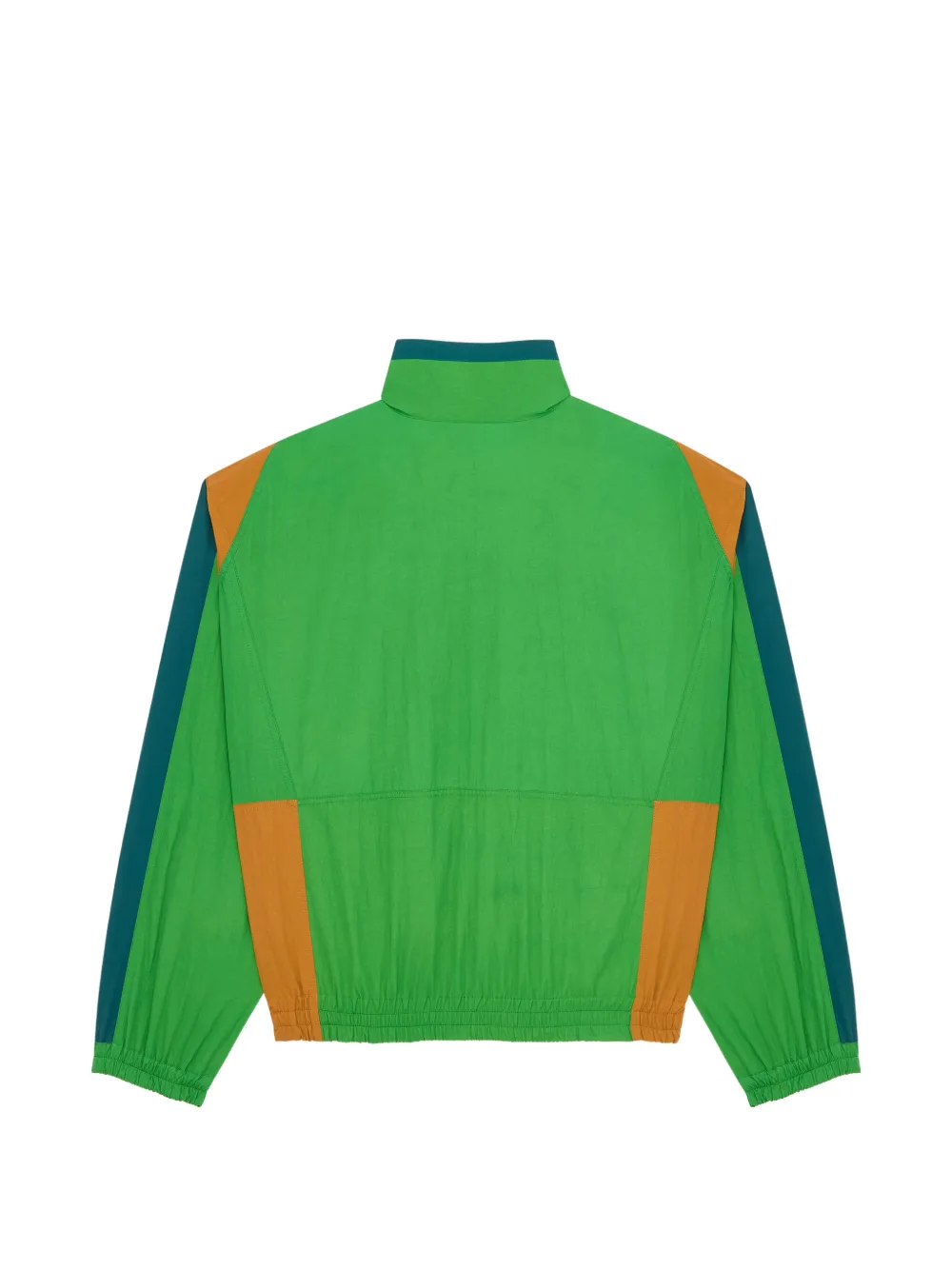 Saint Laurent Jack met hoge hals en knoop Groen