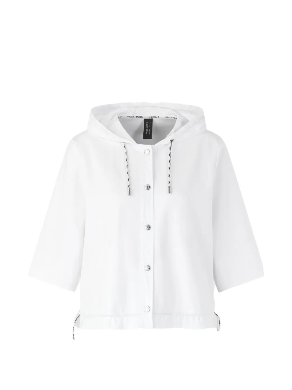 MARCCAIN hooded short-sleeve jacket