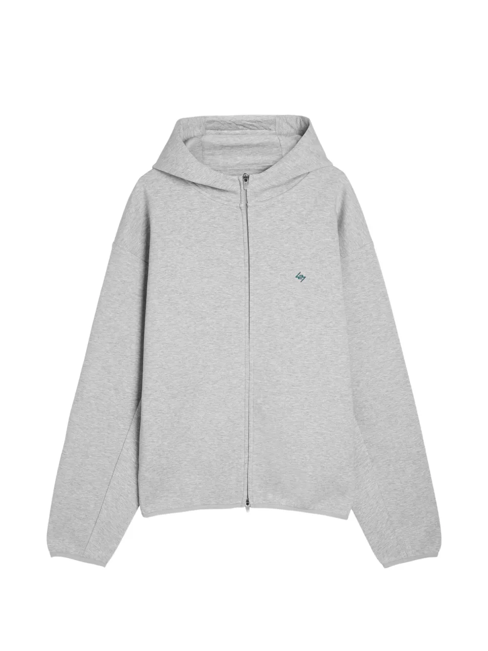 REPRESENT 247 247 Form zip-fastening hoodie - Grigio