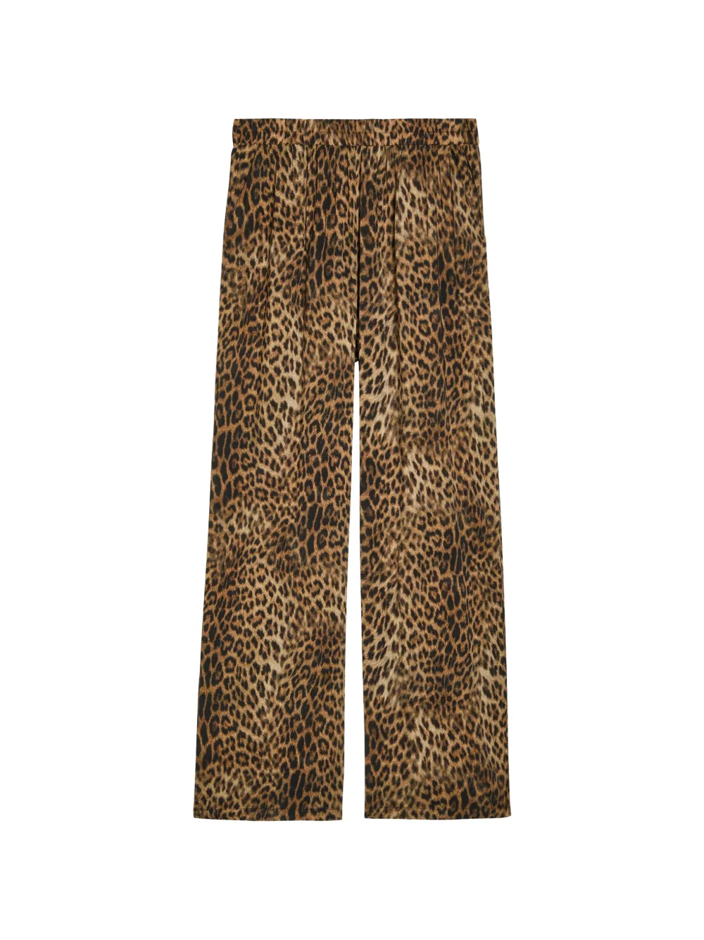 Melissa Odabash Olivia cheetah print trousers - Marrone