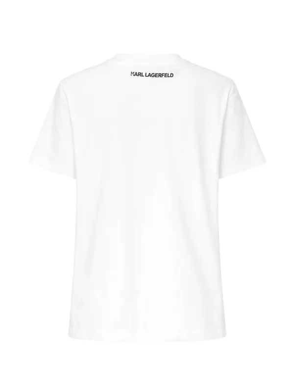 Karl Lagerfeld ポケット Tシャツ | ホワイト | FARFETCH JP