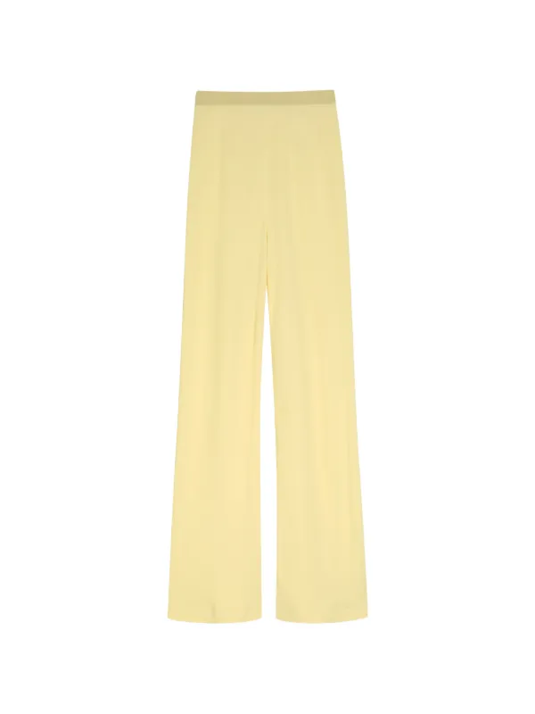 WARDROBE.NYC Straight-leg Trousers in Yellow