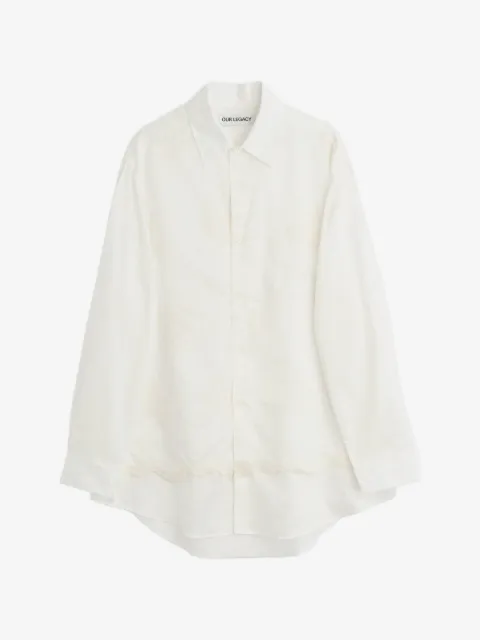OUR LEGACY Vast embroidered lace-trim shirt