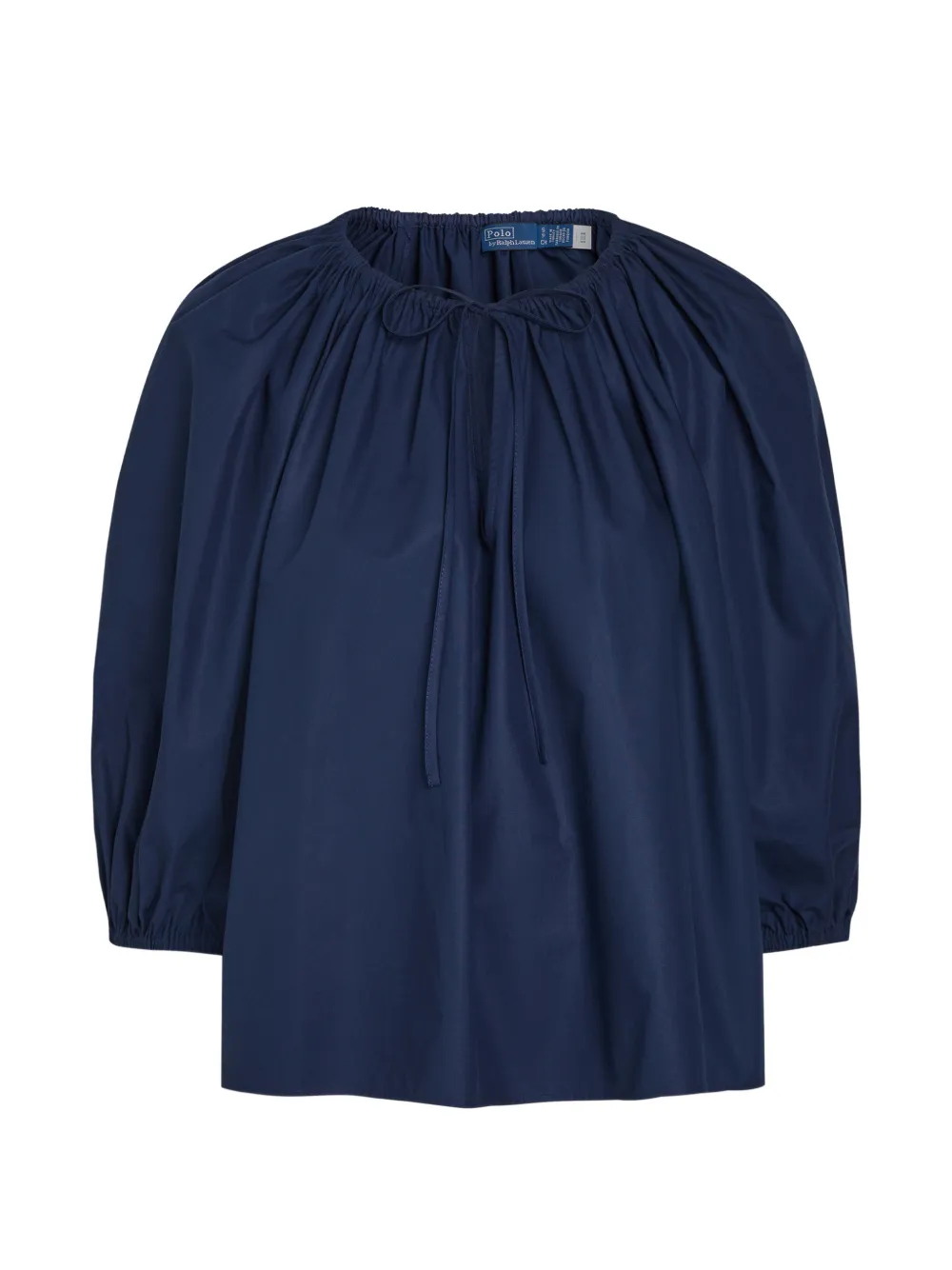 Polo Ralph Lauren lace-up blouse - Blu