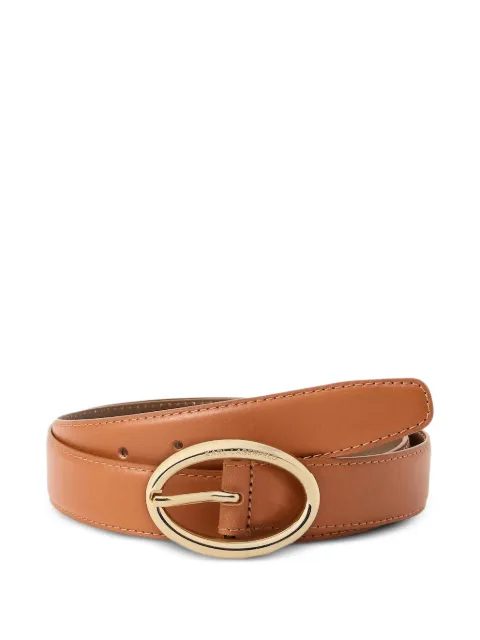 Karl Lagerfeld — leather buckle belt