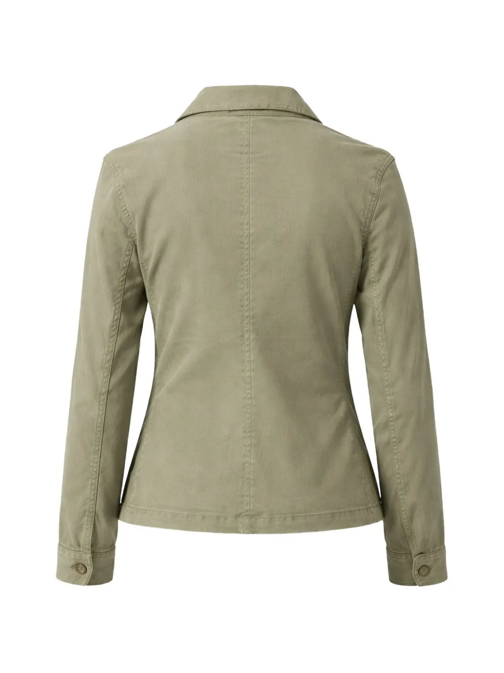  Paige Stacey Button-up Military Jacket - Green 