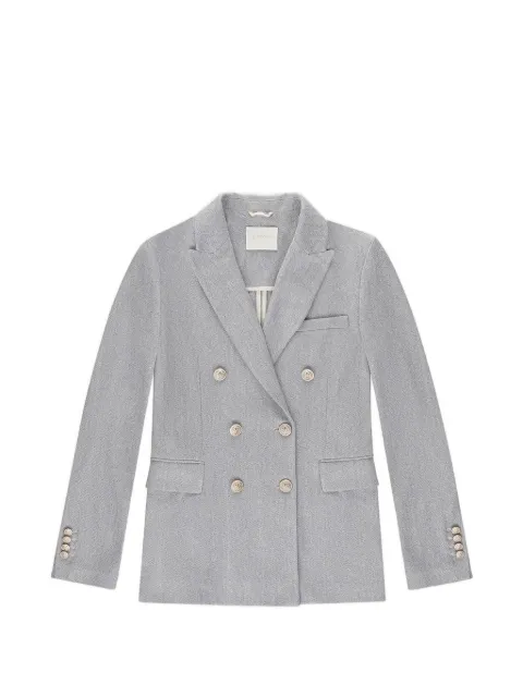 Circolo 1901 double-breasted herringbone blazer