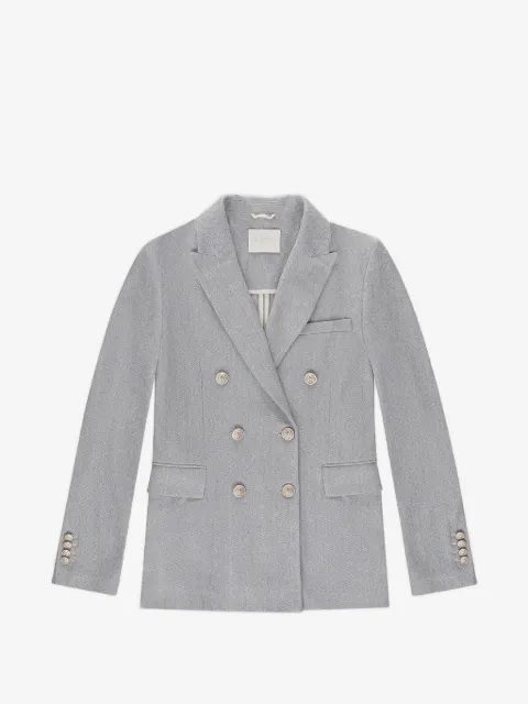 Circolo 1901 double-breasted herringbone blazer
