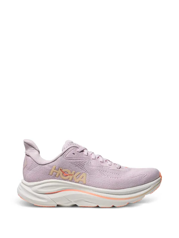 HOKA Clifton 10 レースアップ スニーカー | パープル | FARFETCH JP