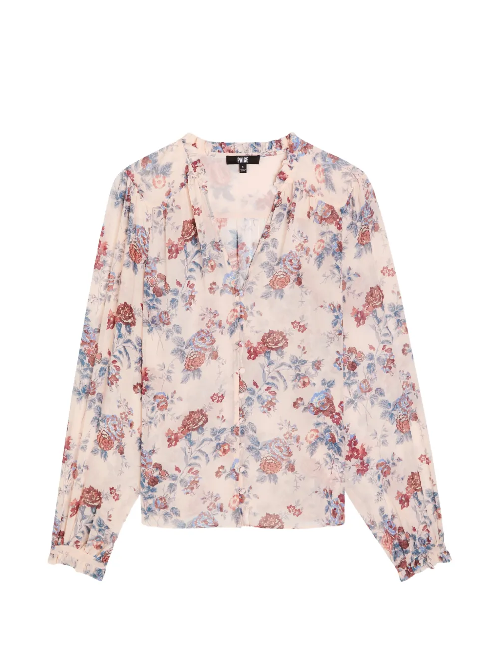 PAIGE Lula floral-print shirt - Rosa